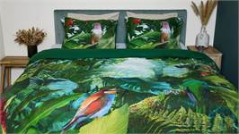 Snoozing Tropical Birds housse de couette en flanelle
