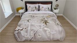 Snoozing Winter housse de couette en flanelle