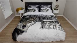 Snoozing Wolf housse de couette