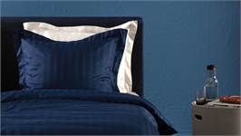 Damai Linea housse de couette indigo