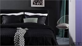 Damai Linea housse de couette noir