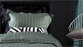 Damai Linea housse de couette vert gris