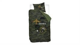 Snoozing Airforce housse de couette en flanelle vert