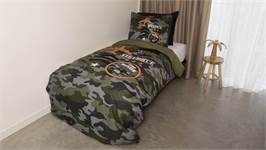 Snoozing Airforce housse de couette en flanelle vert