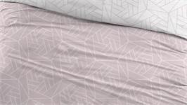 Snoozing Laslo housse de couette en flanelle rose