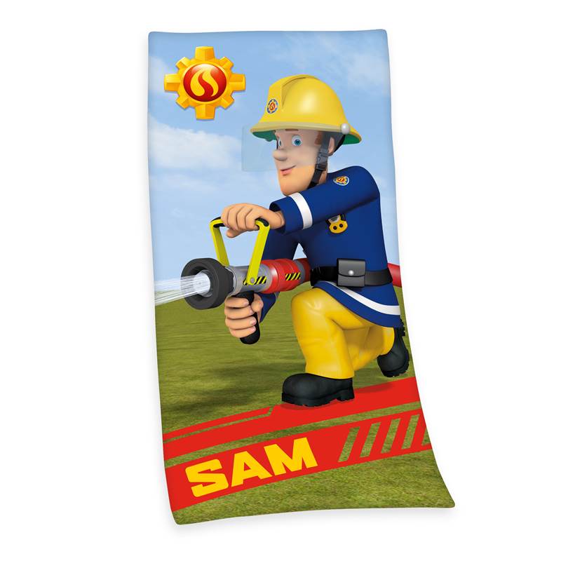 Sam le Pompier serviette de plage