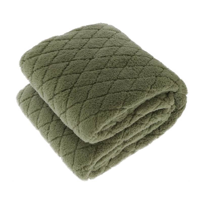 Unique Living Ezra plaid polaire