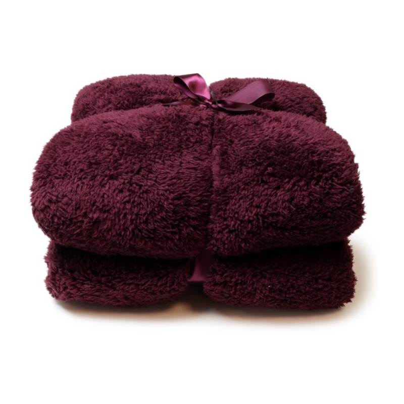 Unique Living Teddy plaid polaire