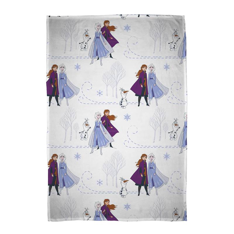 Disney La Reine Des Neiges Plaid Polaire Blanc Smulderstextiles Fr