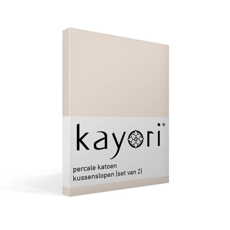 Kayori Shizu taies d’oreiller percale (lot de 2)