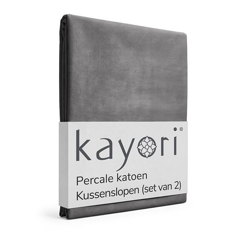 Kayori Shizu taies d’oreiller percale (lot de 2)