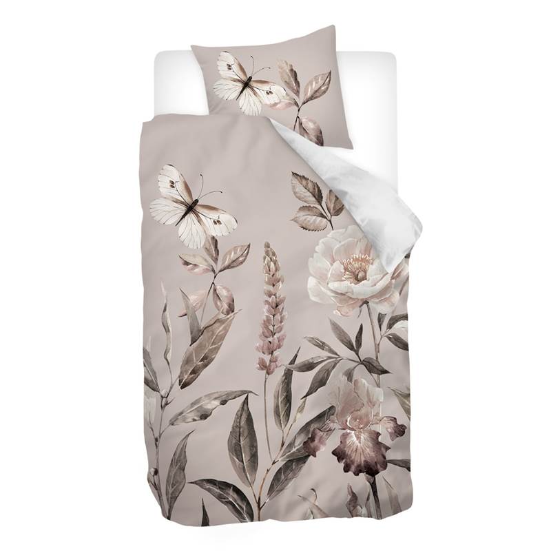 Snoozing Papillon housse de couette en flanelle