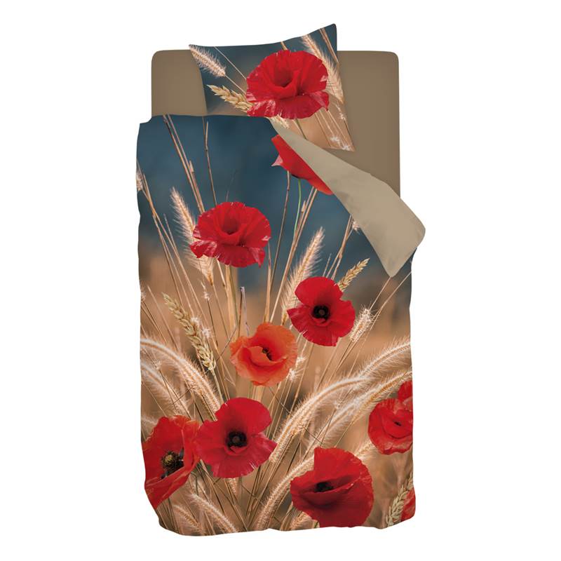 Snoozing Flower Grass housse de couette en flanelle