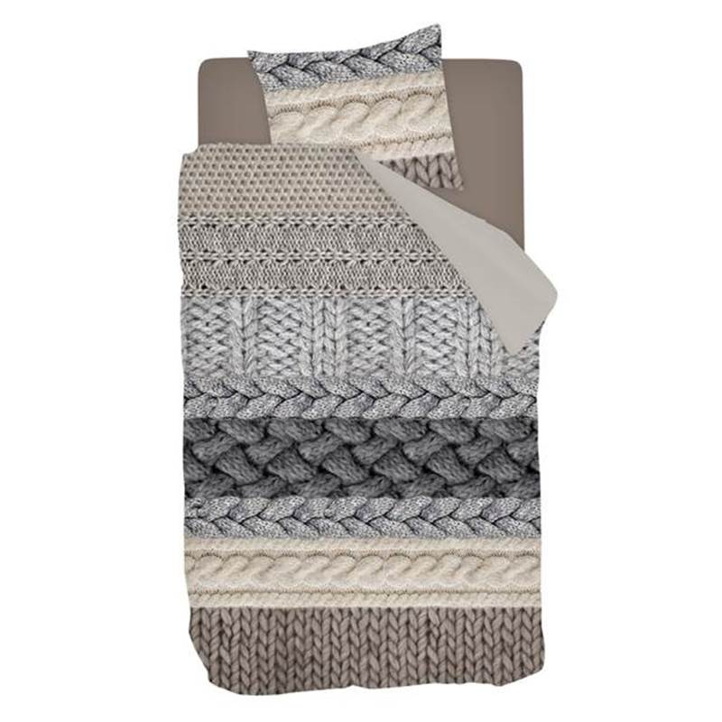 Snoozing Maille housse de couette en flanelle