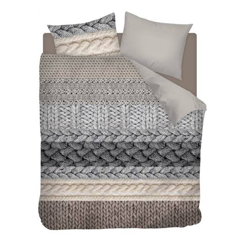 Snoozing Maille housse de couette en flanelle