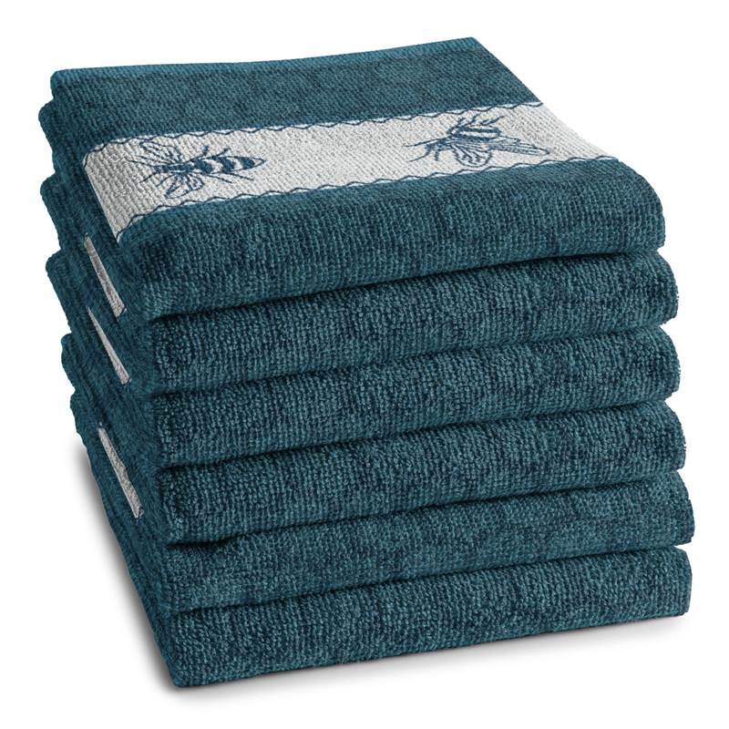 DDDDD Bees essuie-mains (lot de 6)