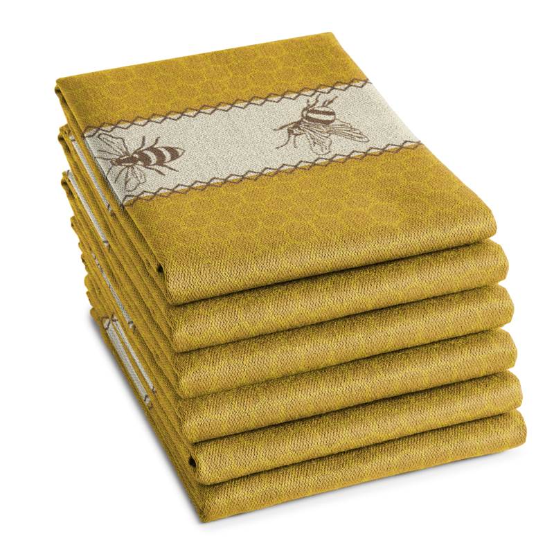 DDDDD Bees torchon (lot de 6)