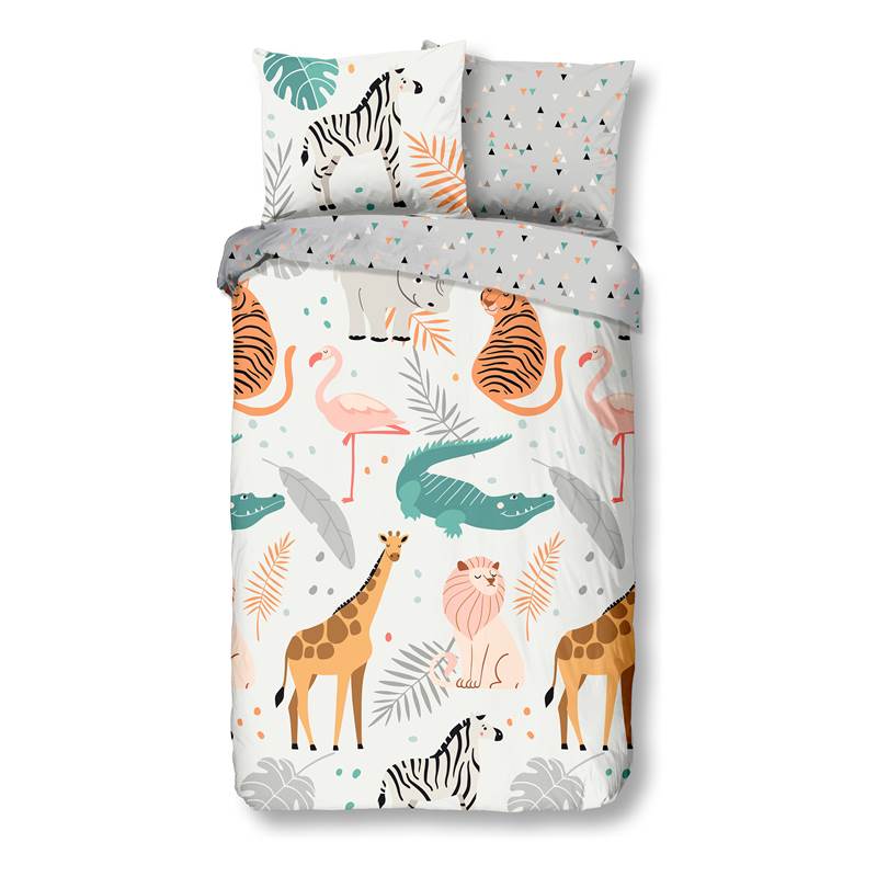 Good Morning Zoo housse de couette 