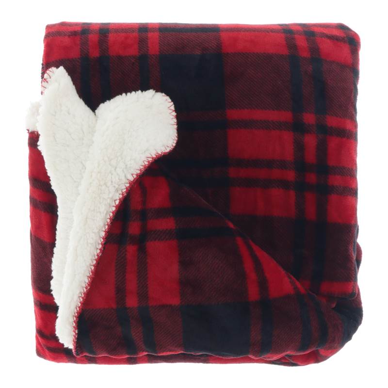 Unique Living Silvestre plaid polaire