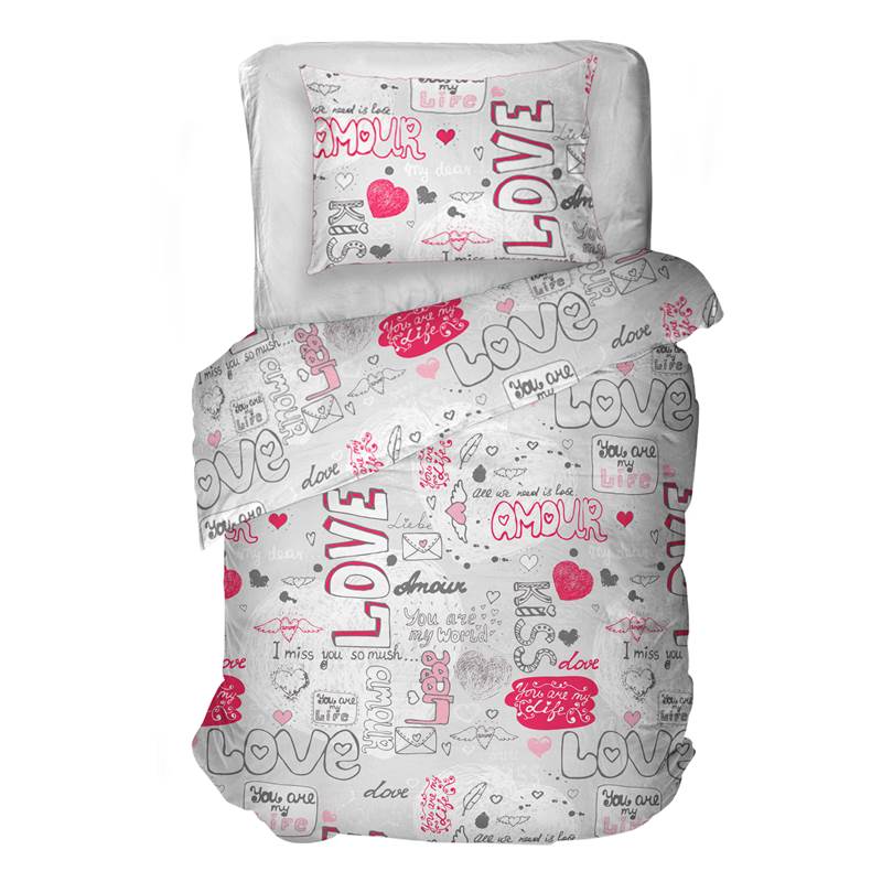 Snoozing Bisou housse de couette