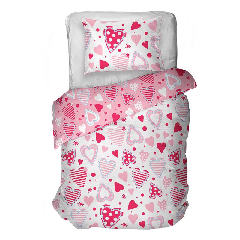 Snoozing Cœurs housse de couette