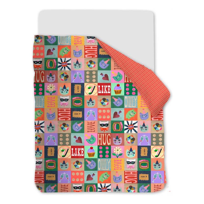 Oilily Color Block housse de couette