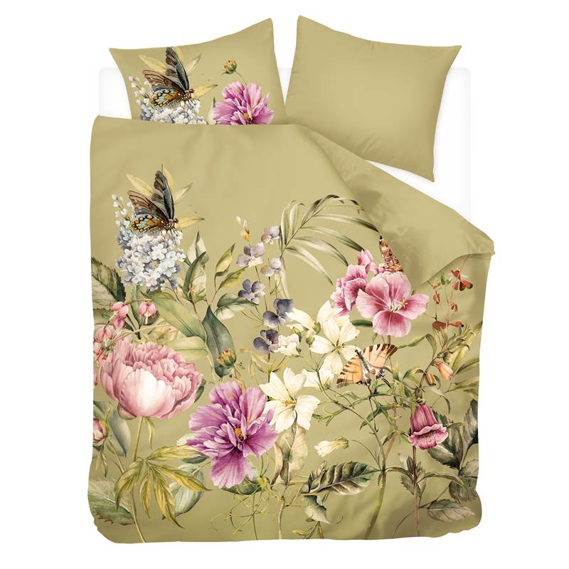 Snoozing Verdure Fleurie housse de couette