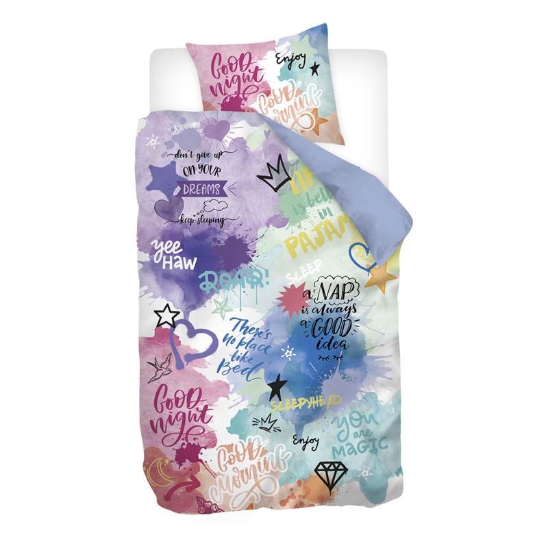 Snoozing Rêves Graffiti housse de couette