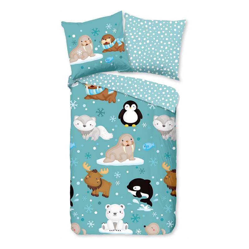 Good Morning Banquise housse de couette en flanelle