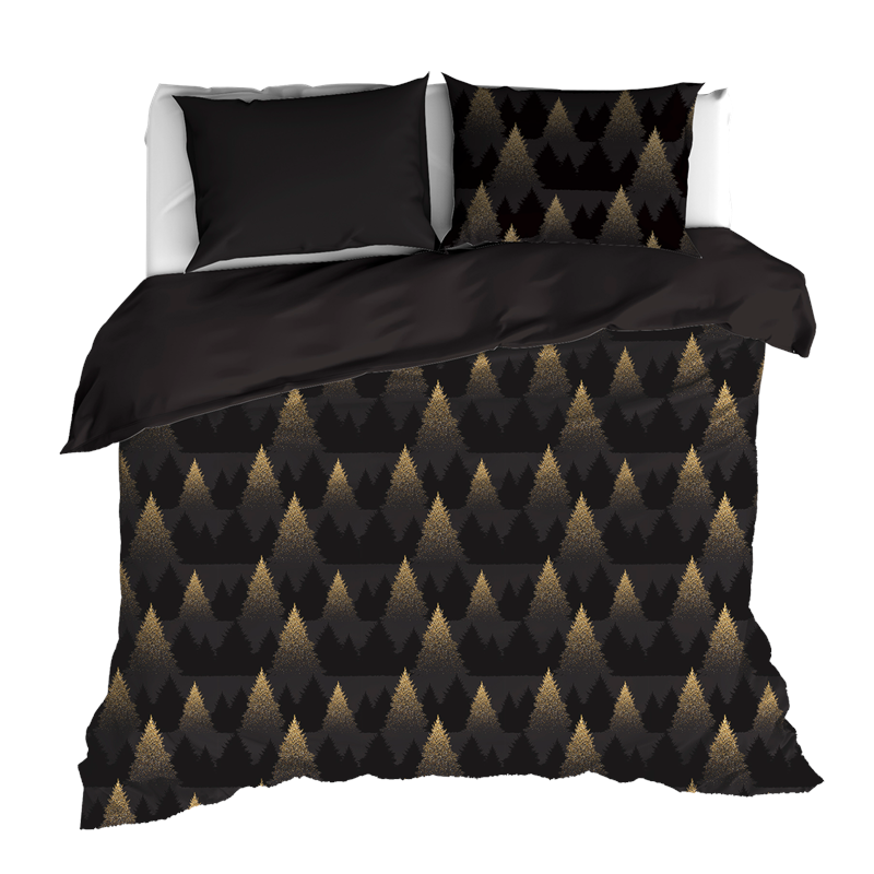 De Witte Lietaer Eve housse de couette en flanelle ocre