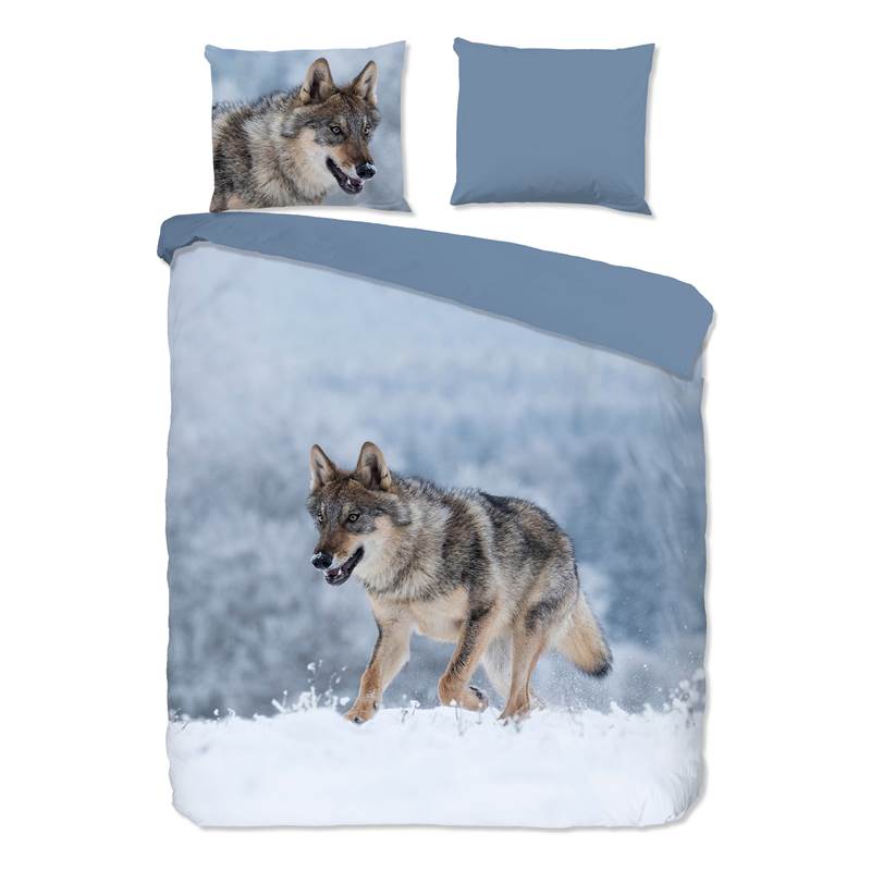 Good Morning Snow Wolf housse de couette