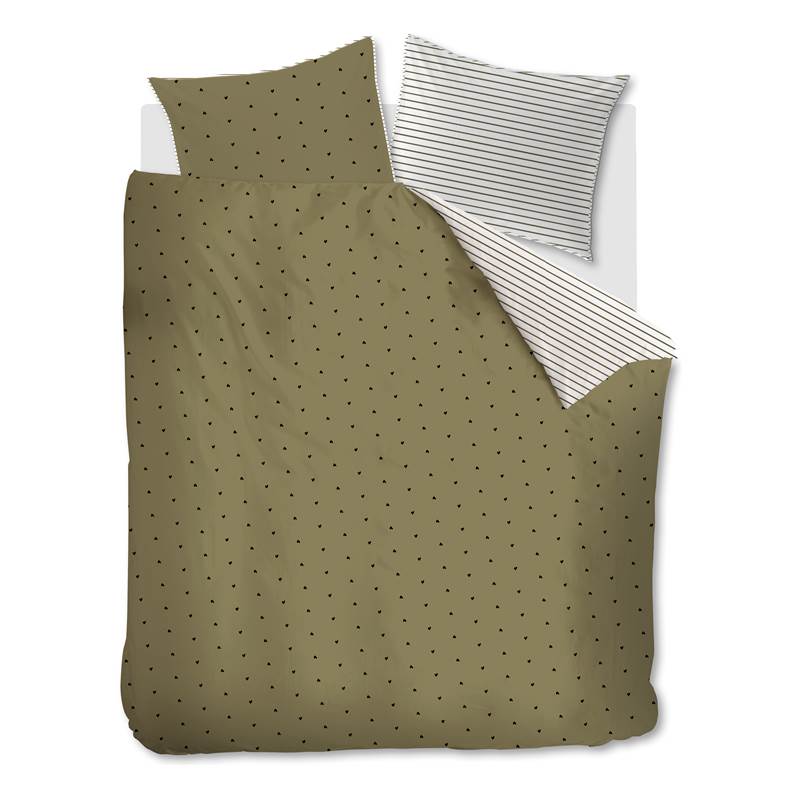 VT Wonen Cœurs et Rayures housse de couette