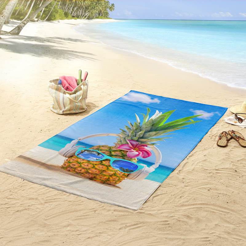 Good Morning Ananas serviette de plage