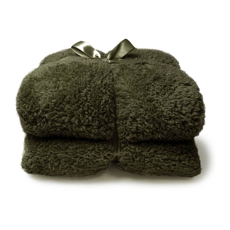 Unique Living Teddy plaid polaire