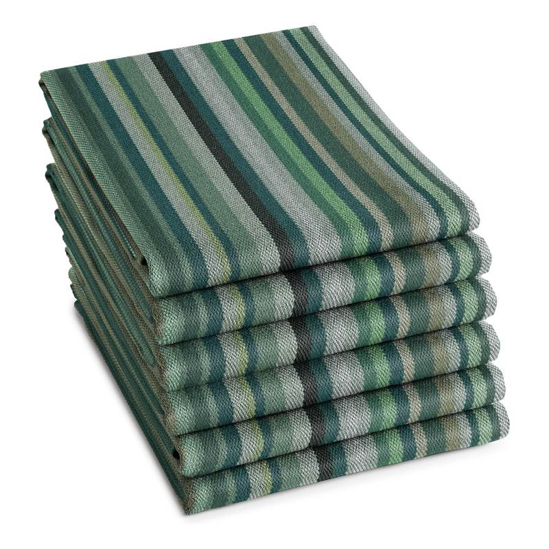 DDDDD Rayures torchon (lot de 6)