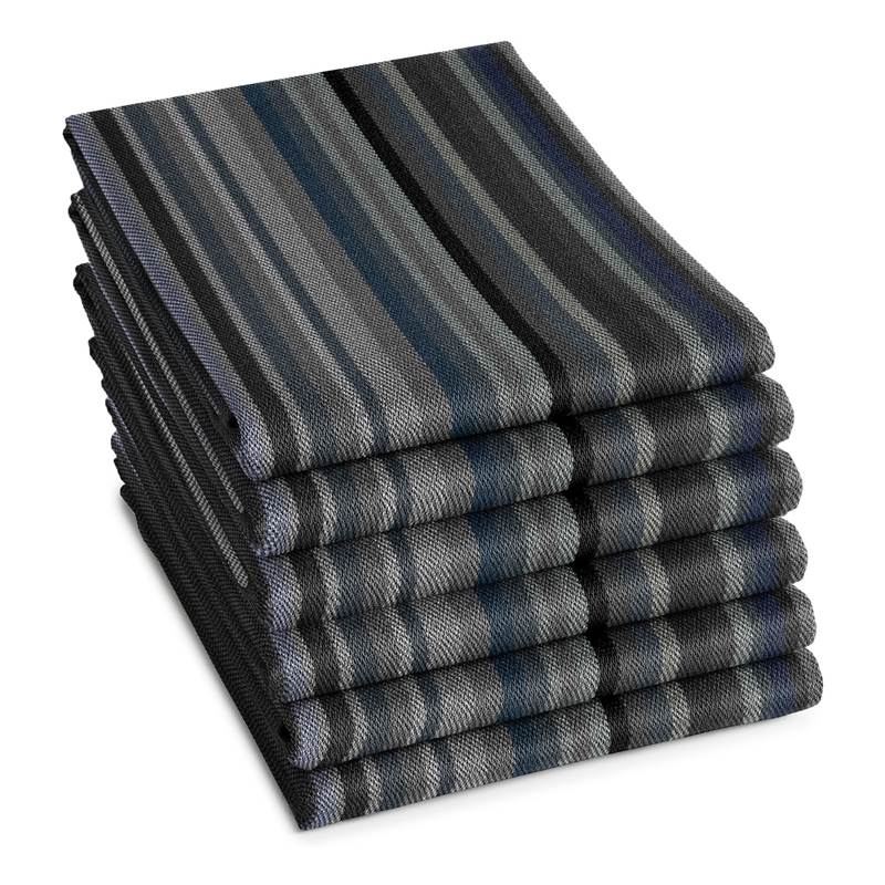 DDDDD Rayures torchon (lot de 6)