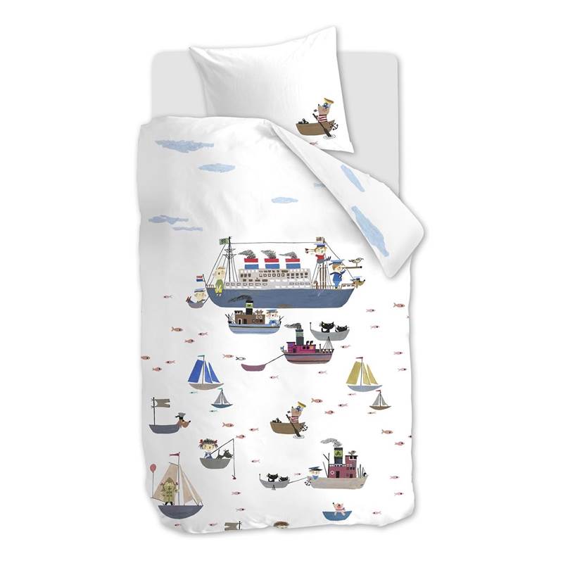 Fiep Amsterdam Bateaux sur l’Eau housse de couette