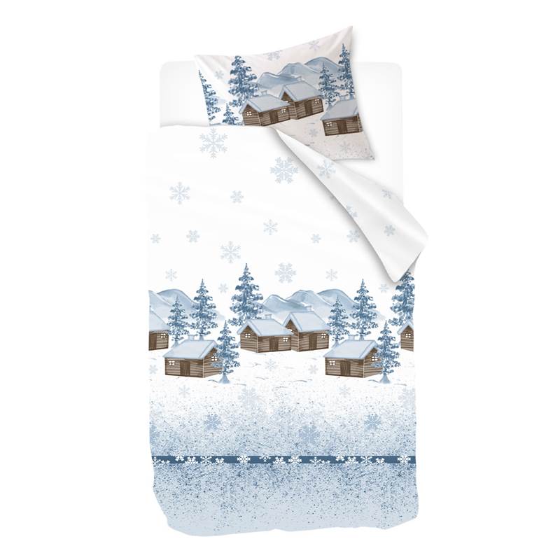 Snoozing Eve housse de couette en flanelle