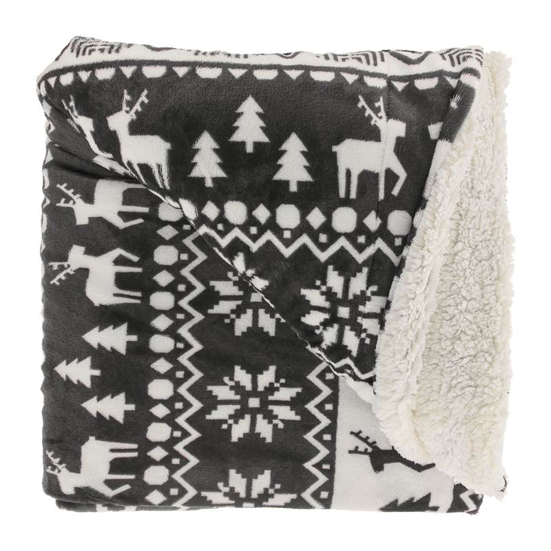 Unique Living Yael plaid polaire