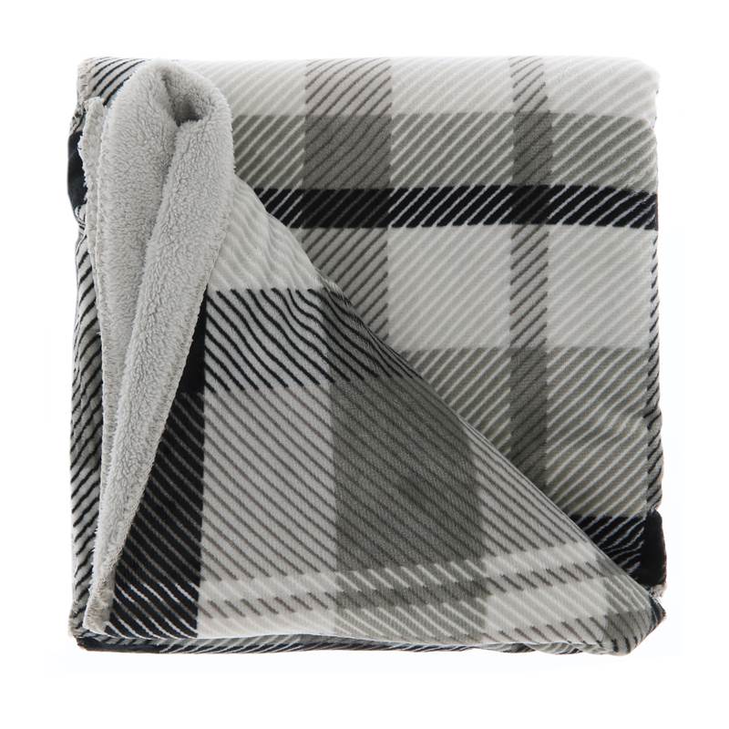 Unique Living Huub plaid polaire