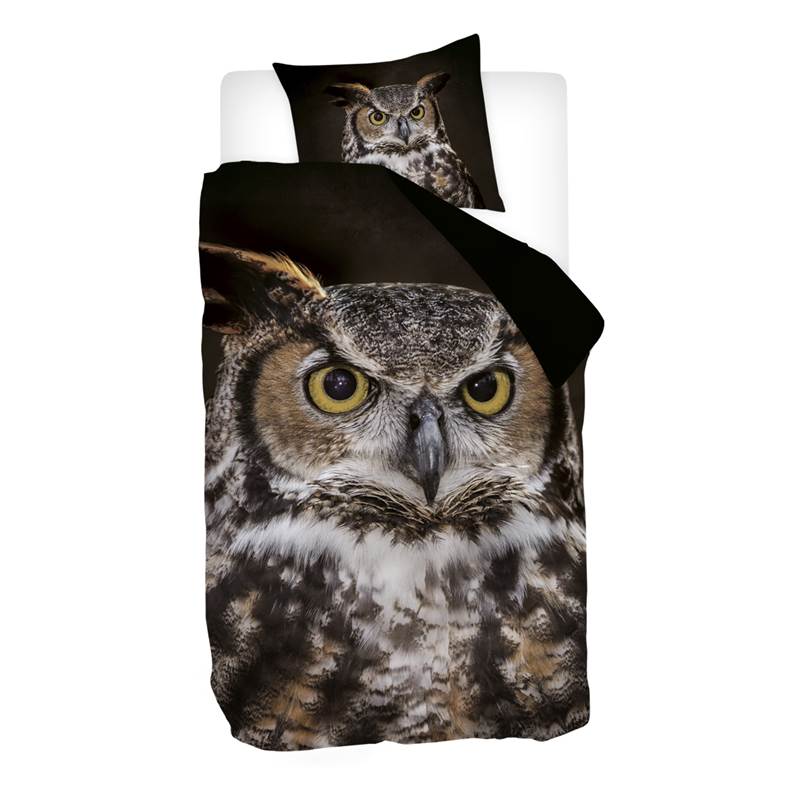 Snoozing Grand-Duc housse de couette 