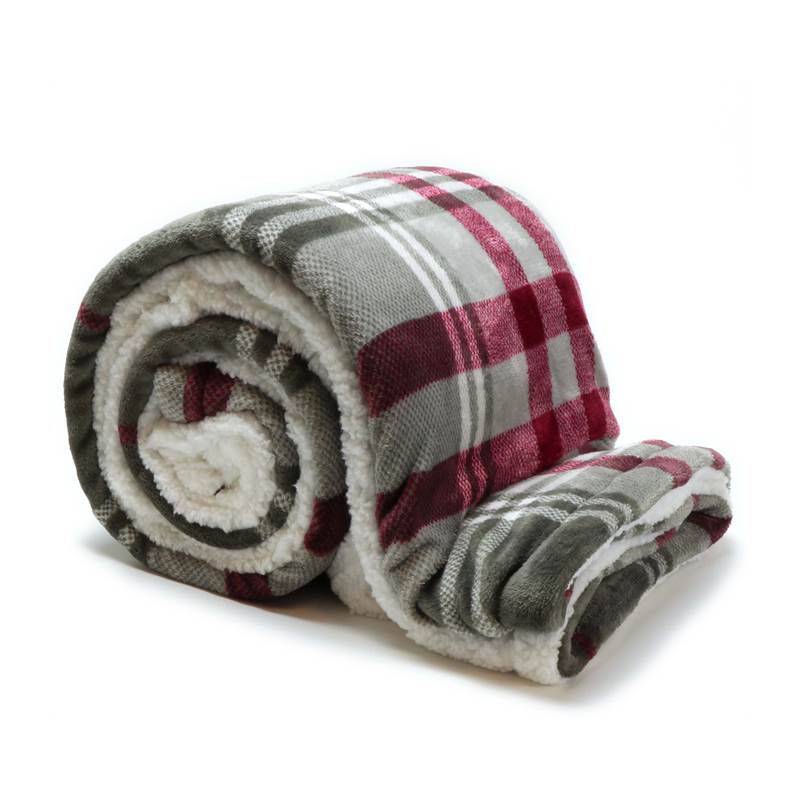 Unique Living Larsson plaid polaire