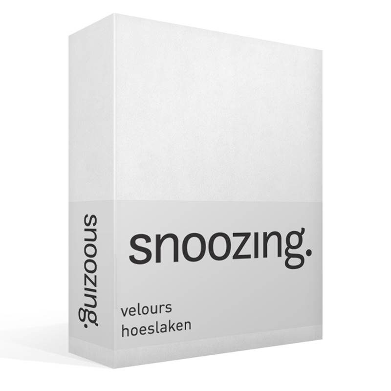 Snoozing drap-housse velours