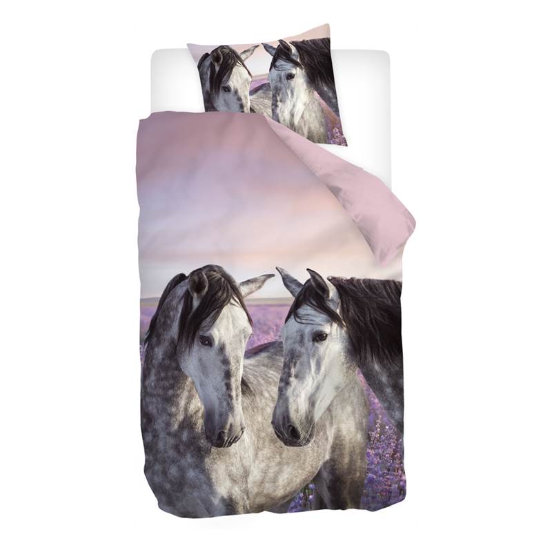 Snoozing Jente housse de couette en flanelle