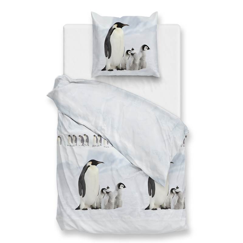Zohome Pingu housse de couette en flanelle
