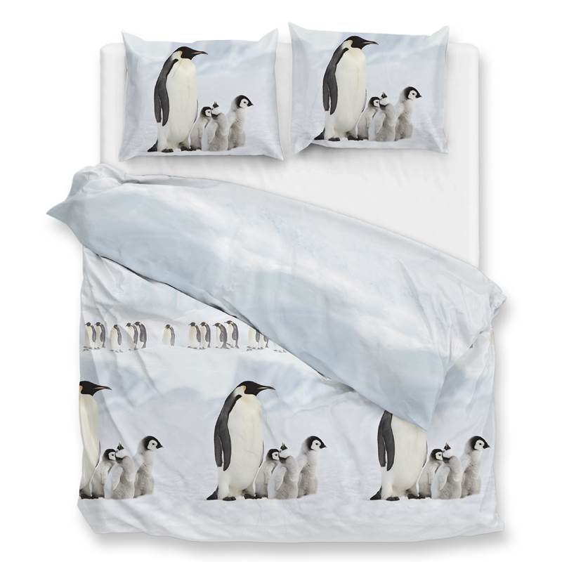 Zohome Pingu housse de couette en flanelle