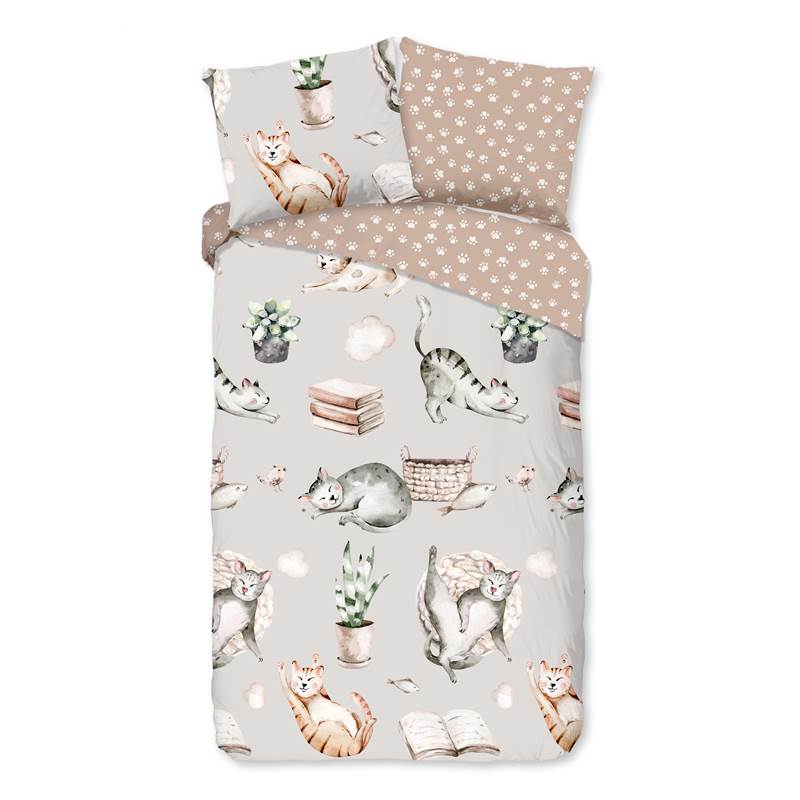 Good Morning Vie des Chats housse de couette