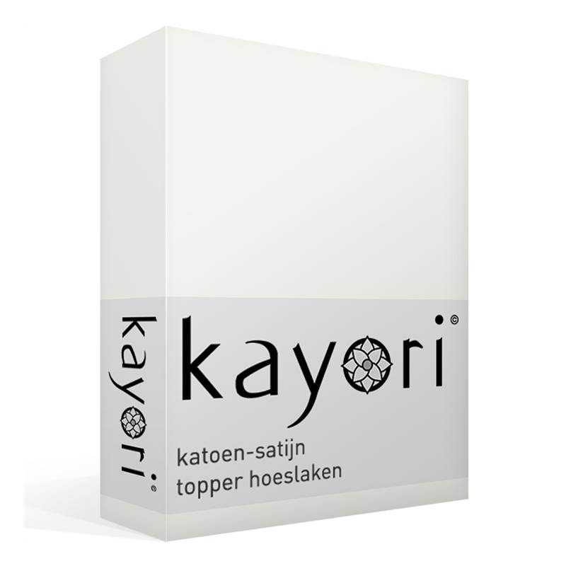 Kayori Edo drap housse surmatelas satin