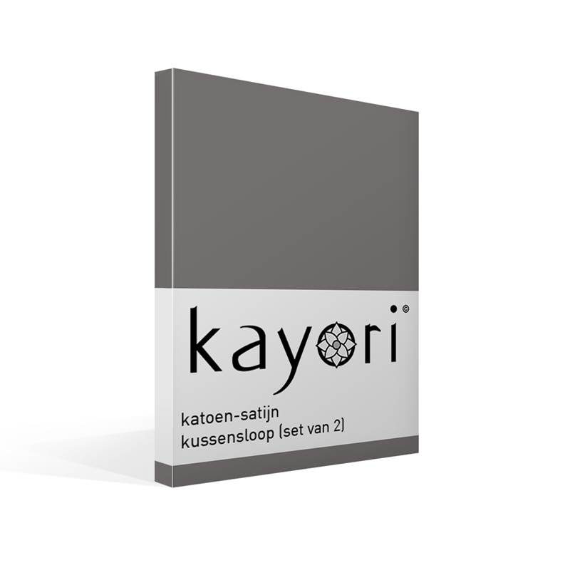Kayori Edo taies d'oreiller satin (lot de 2)