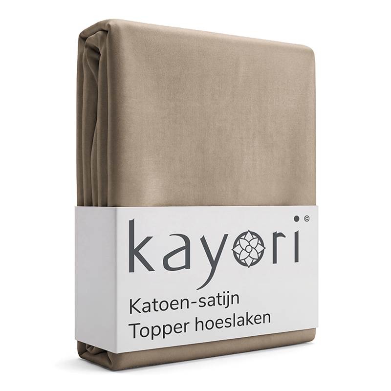 Kayori Edo drap housse surmatelas satin